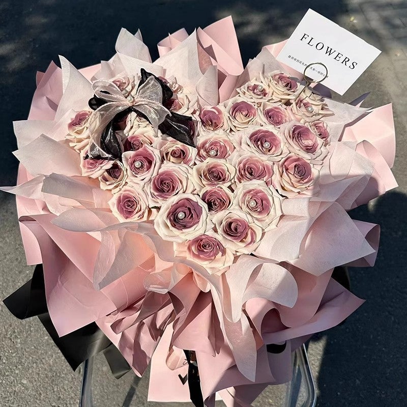 Wu Plum Sauce Immortal Flower Soap Rose Bouquet High-Grade Birthday Gift For Girlfriend Tanabata Valentine'S Day - Image 1